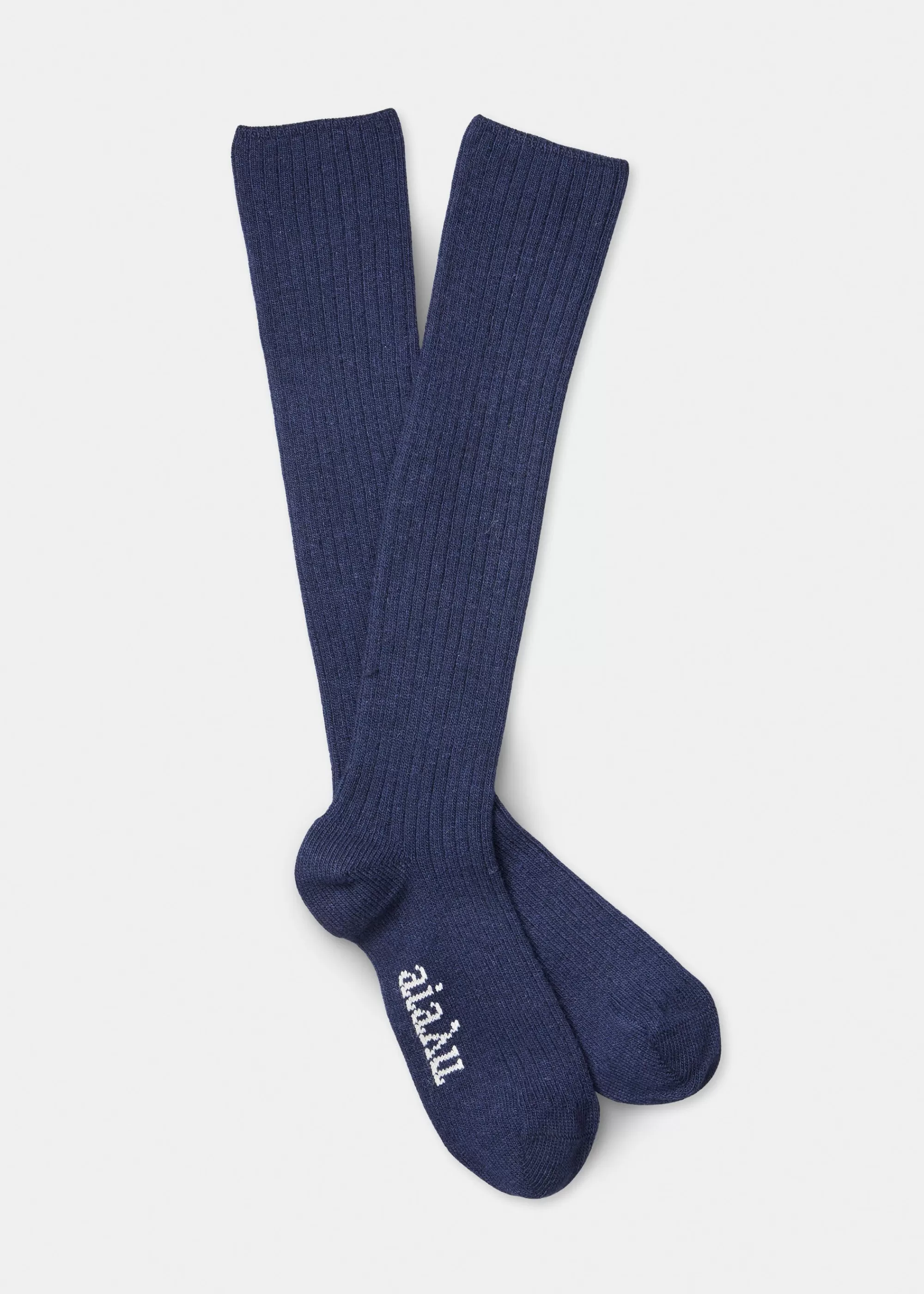 Aiayu Strømper^Cashmere knee socks Navy