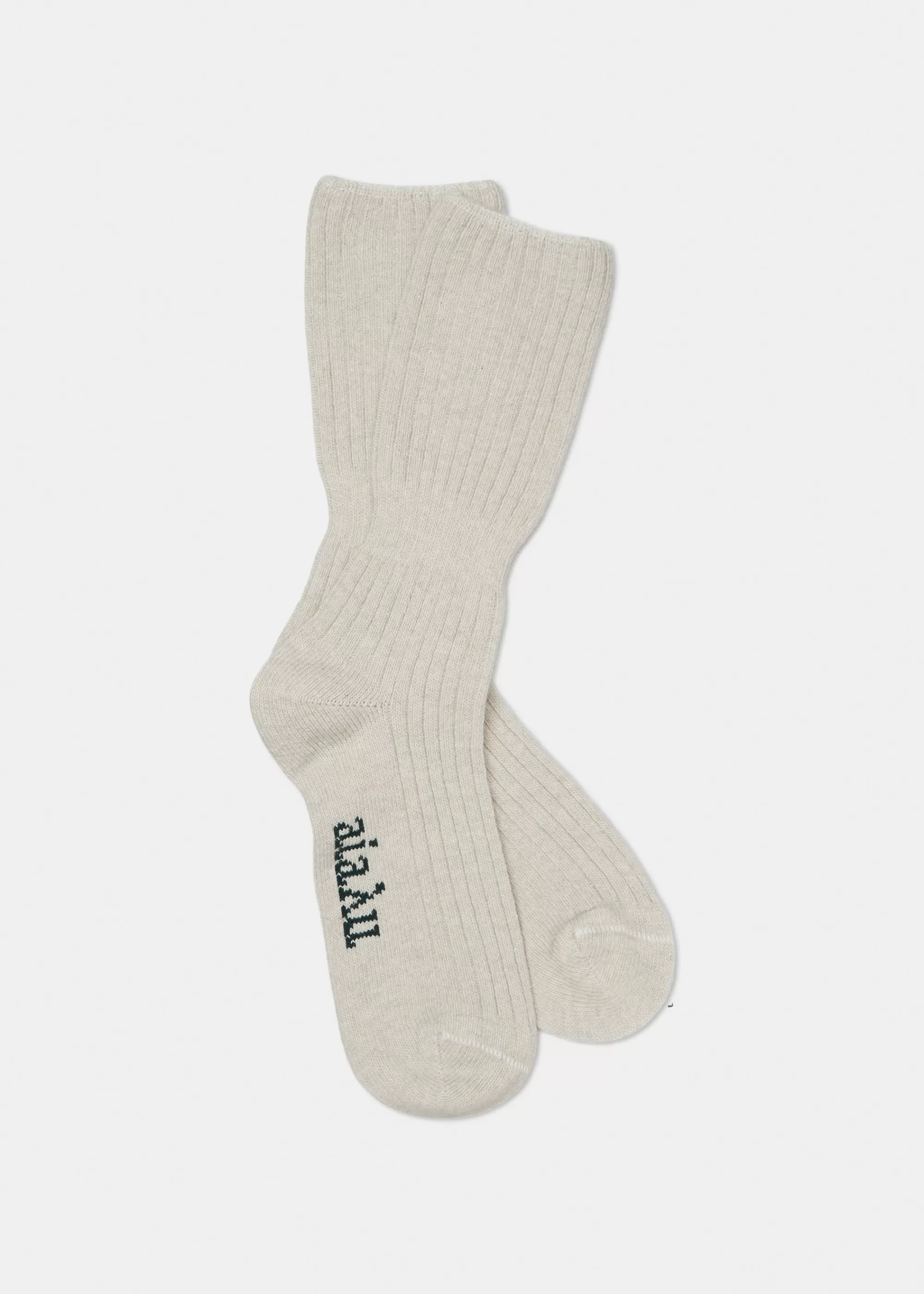 Aiayu Strømper^Cashmere rib socks Kit