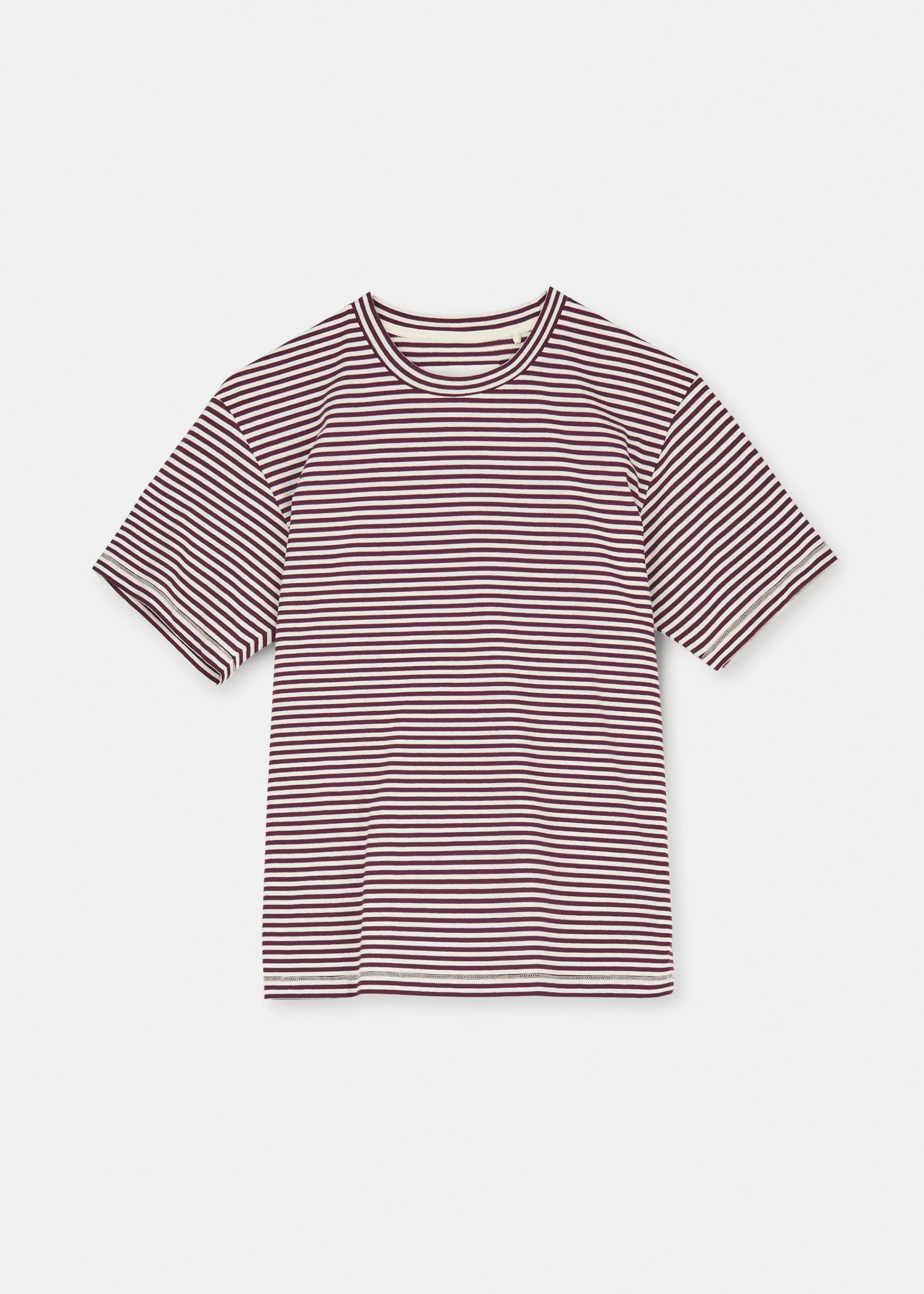 Aiayu T-shirts & Tops^Classic circular tee striped MixSyrah