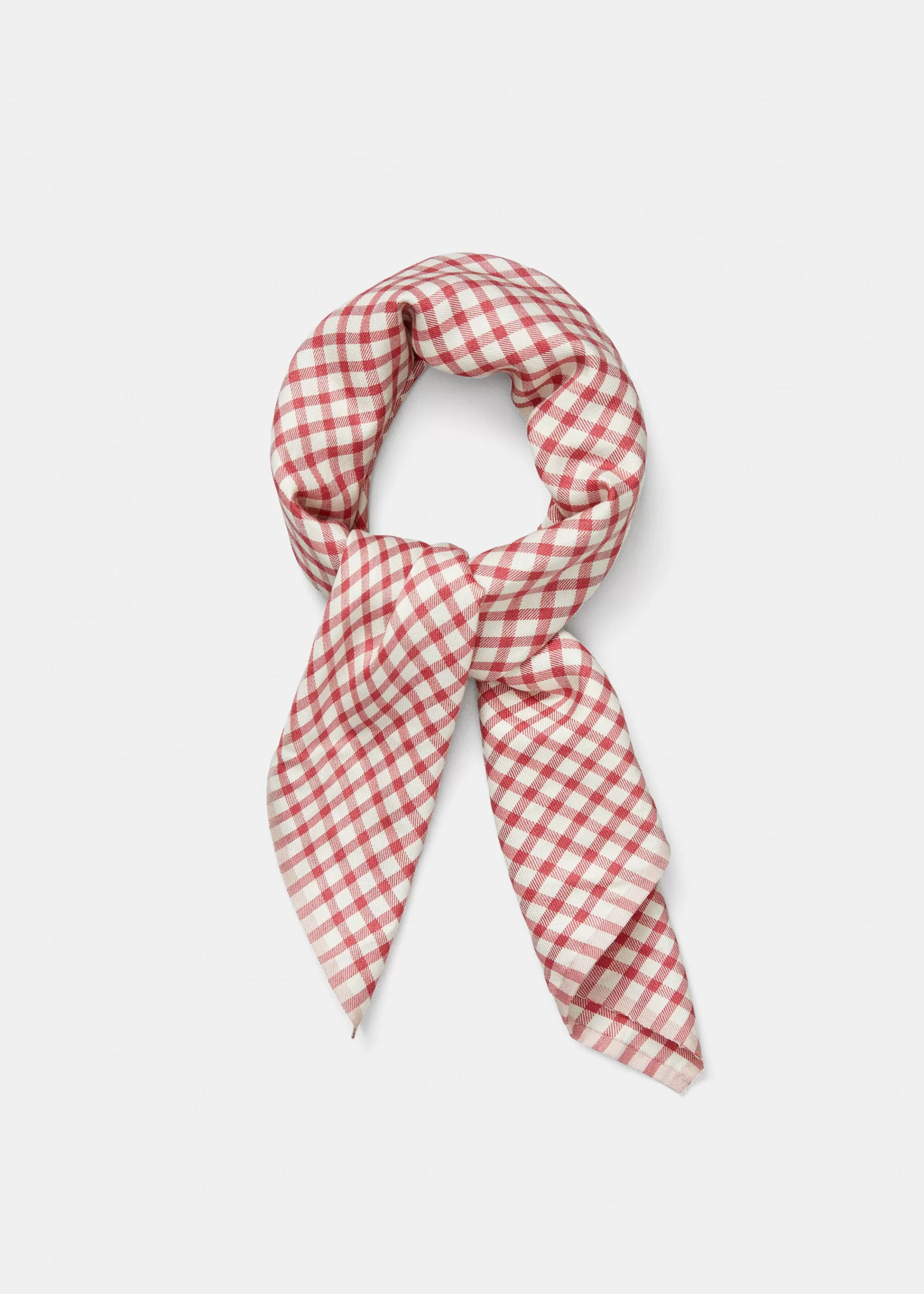 Aiayu Tørklæder^Familia silk scarf MixScarlet