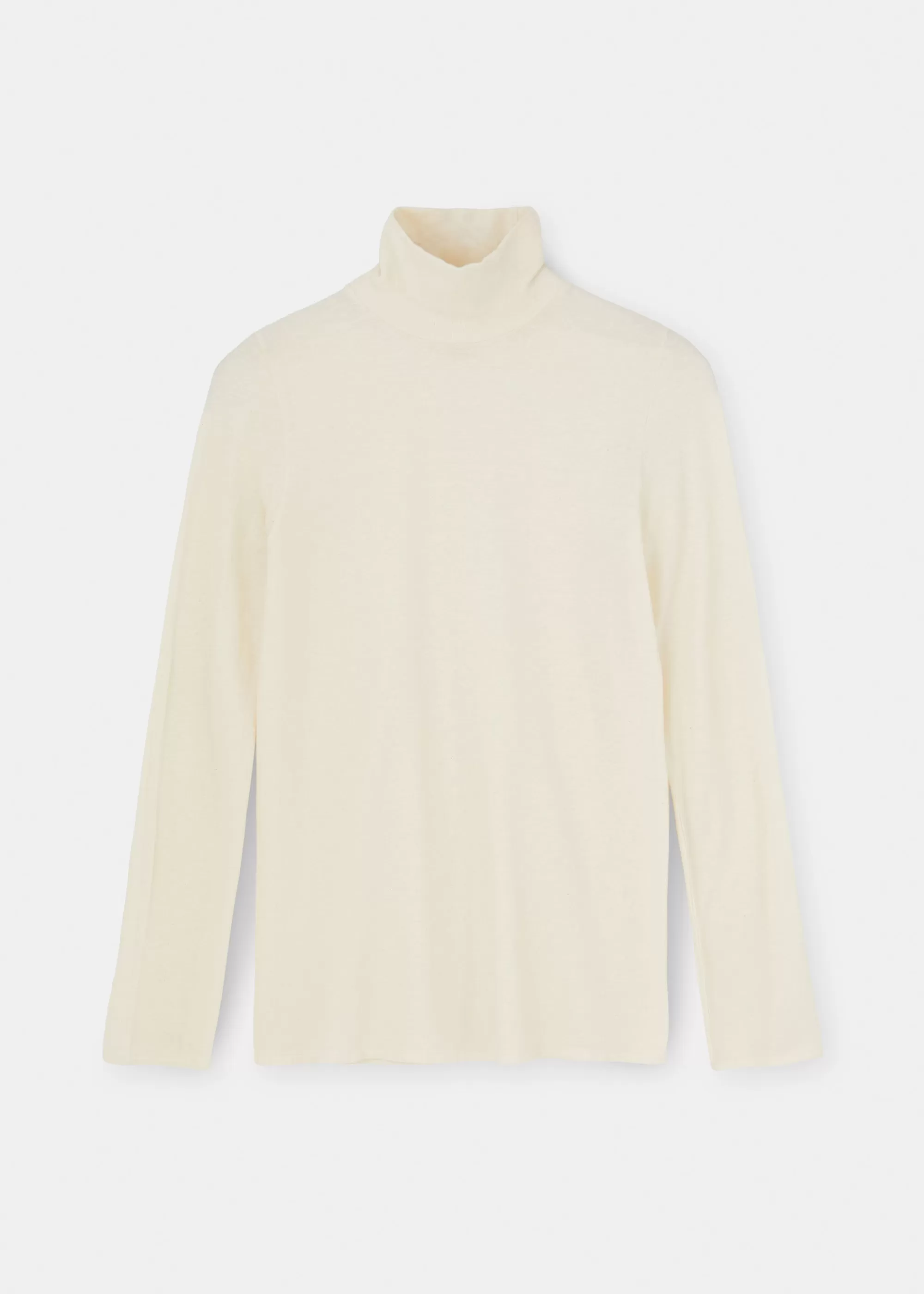 Aiayu Bluser^Gentle cashmere turtleneck PureEcru