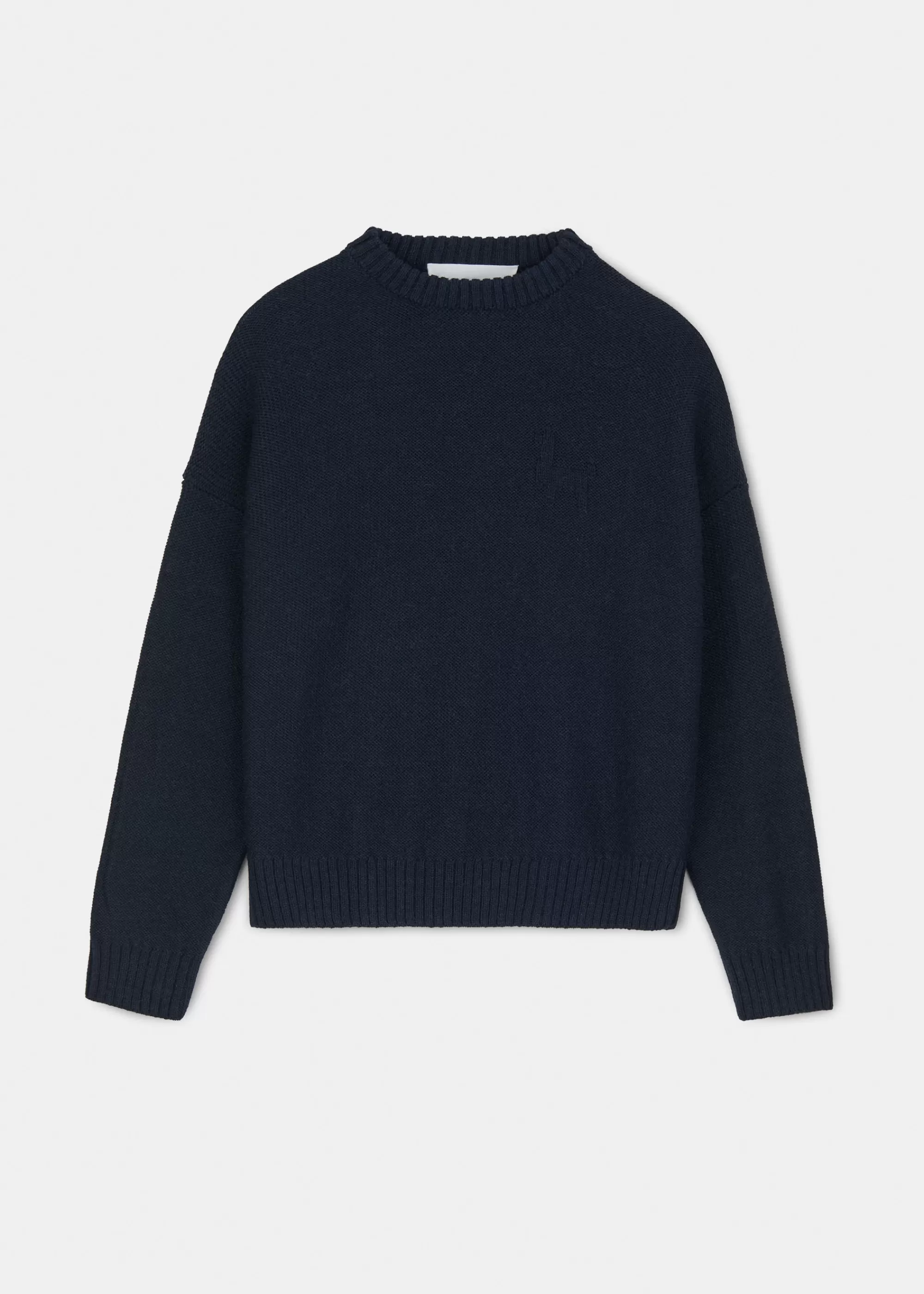 Aiayu Strik^Highland juna wool sweater BlackBlue