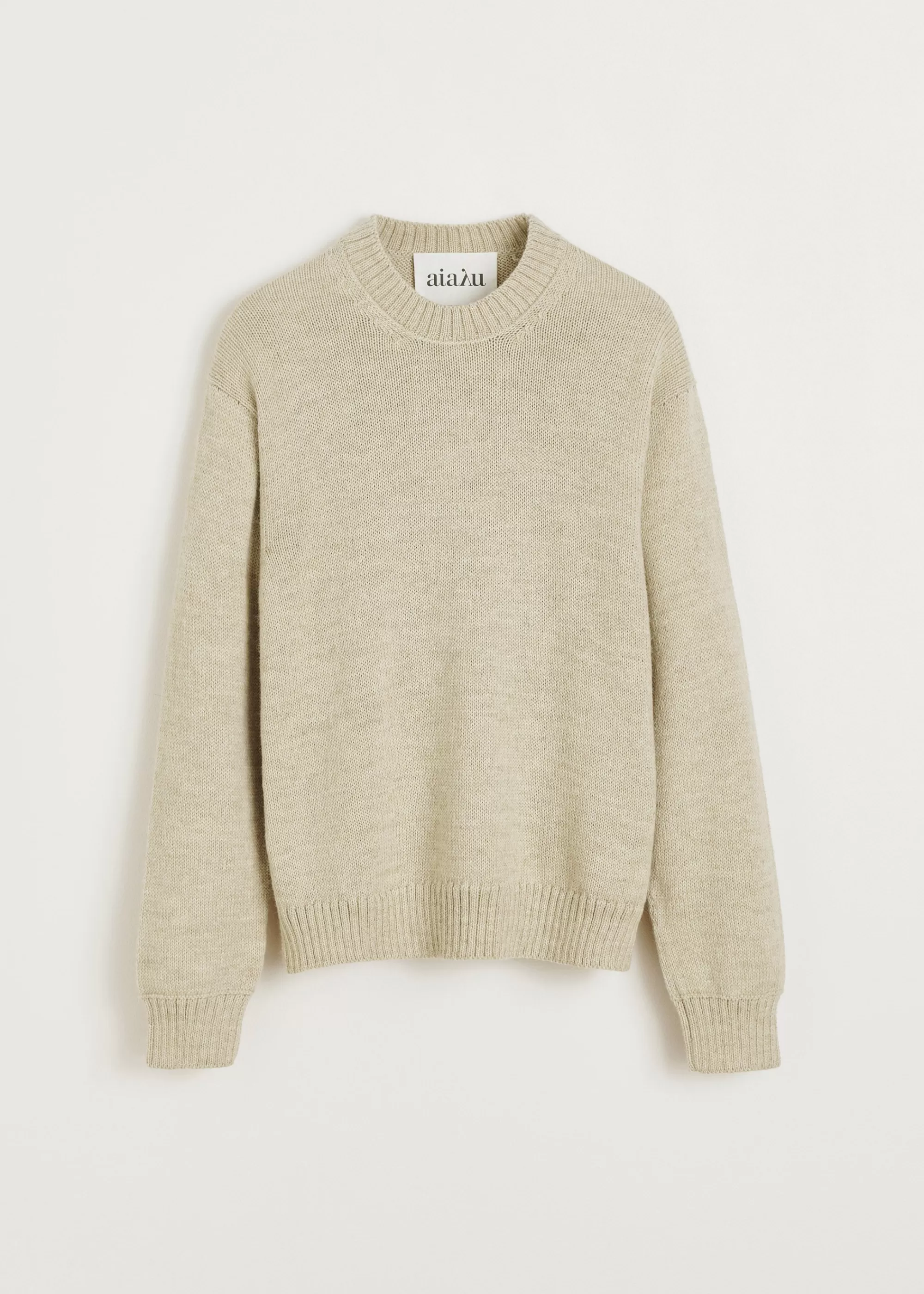 Aiayu Strik^Highland saga wool sweater PureNatural