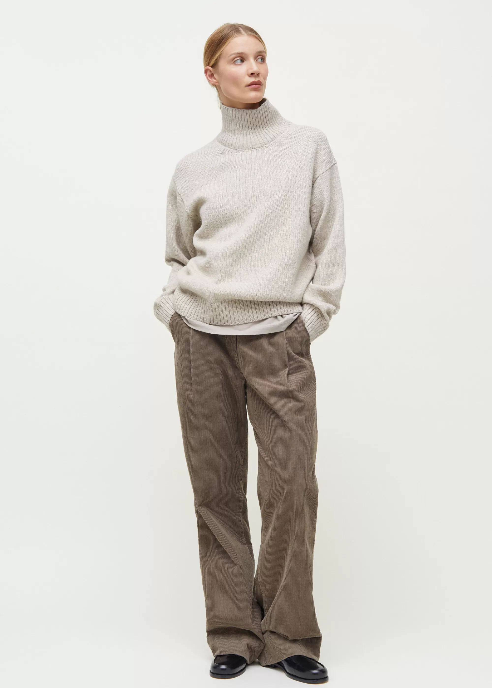 Aiayu Strik^Highland sanna wool sweater PureNatural