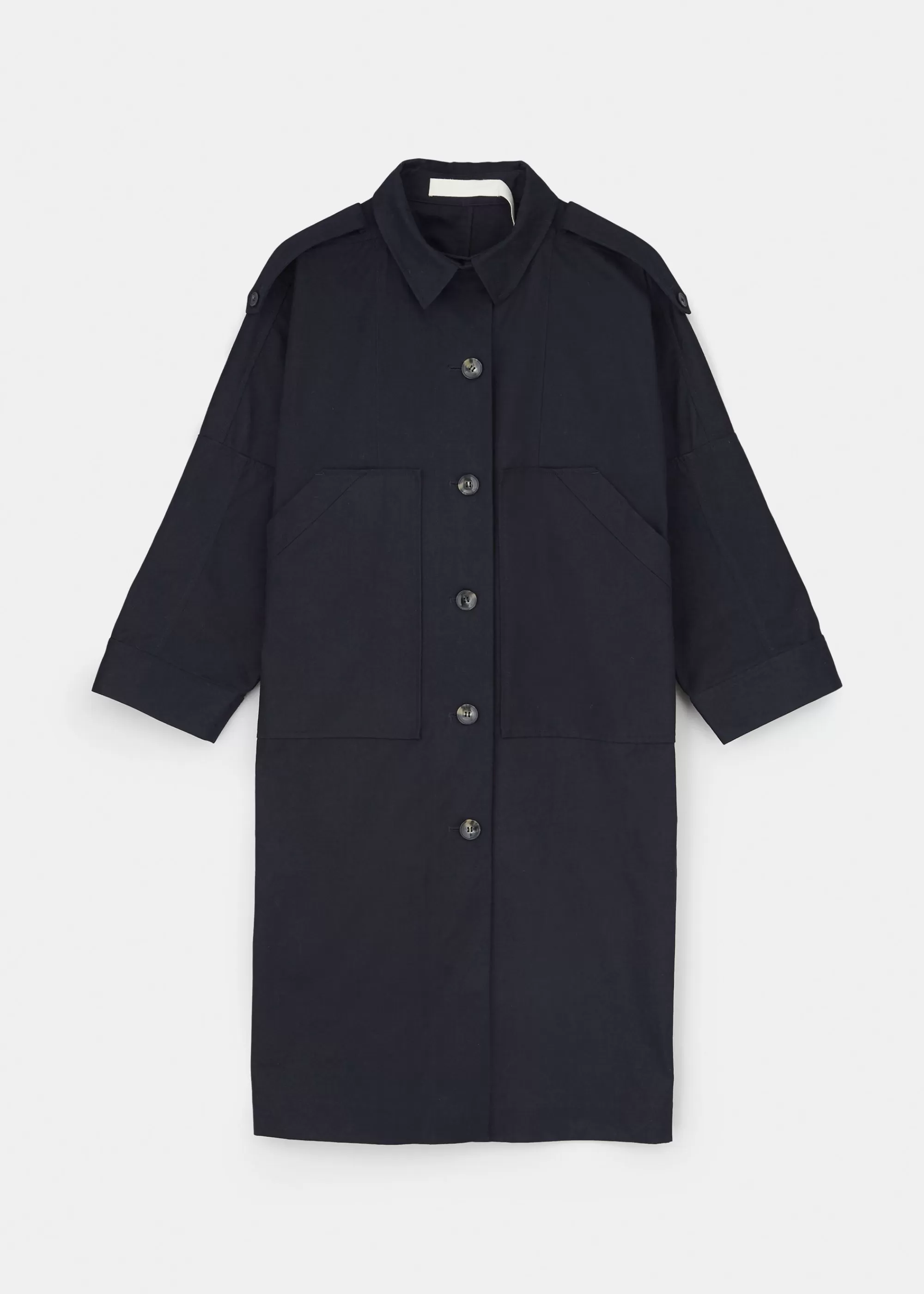 Aiayu Frakker^Jean coat - ventile BlackNavy