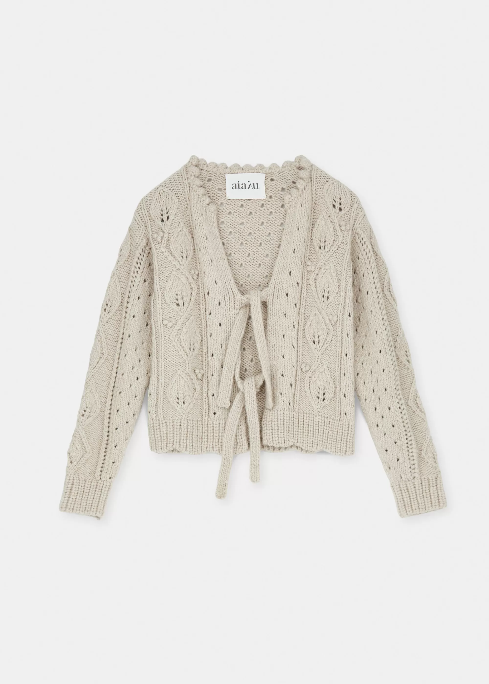 Aiayu Cardigans | Strik^Joana handknitted cardigan PureNatural