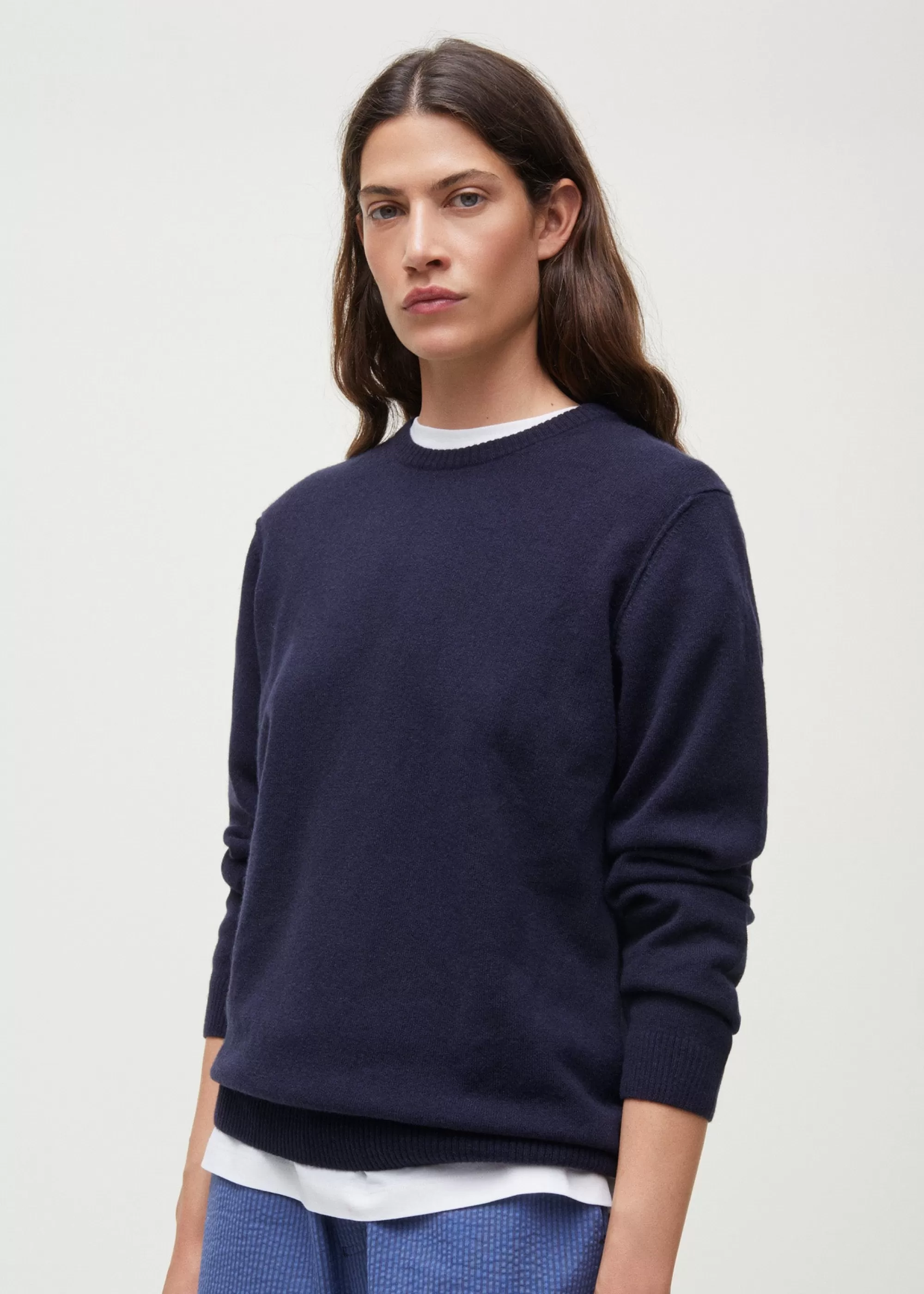 Aiayu Strik^Leonardo sweater - pure cashmere BlackBlue