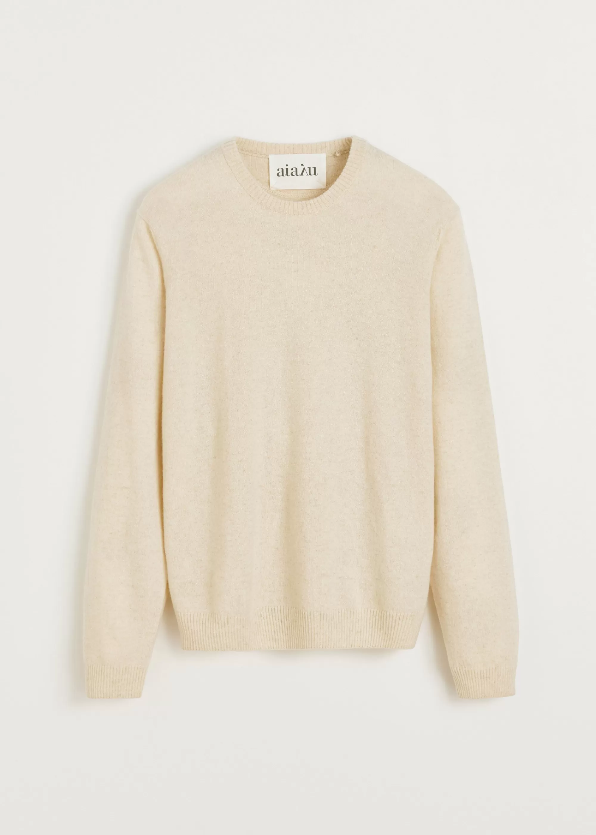 Aiayu Strik^Leonardo sweater - pure cashmere PureEcru