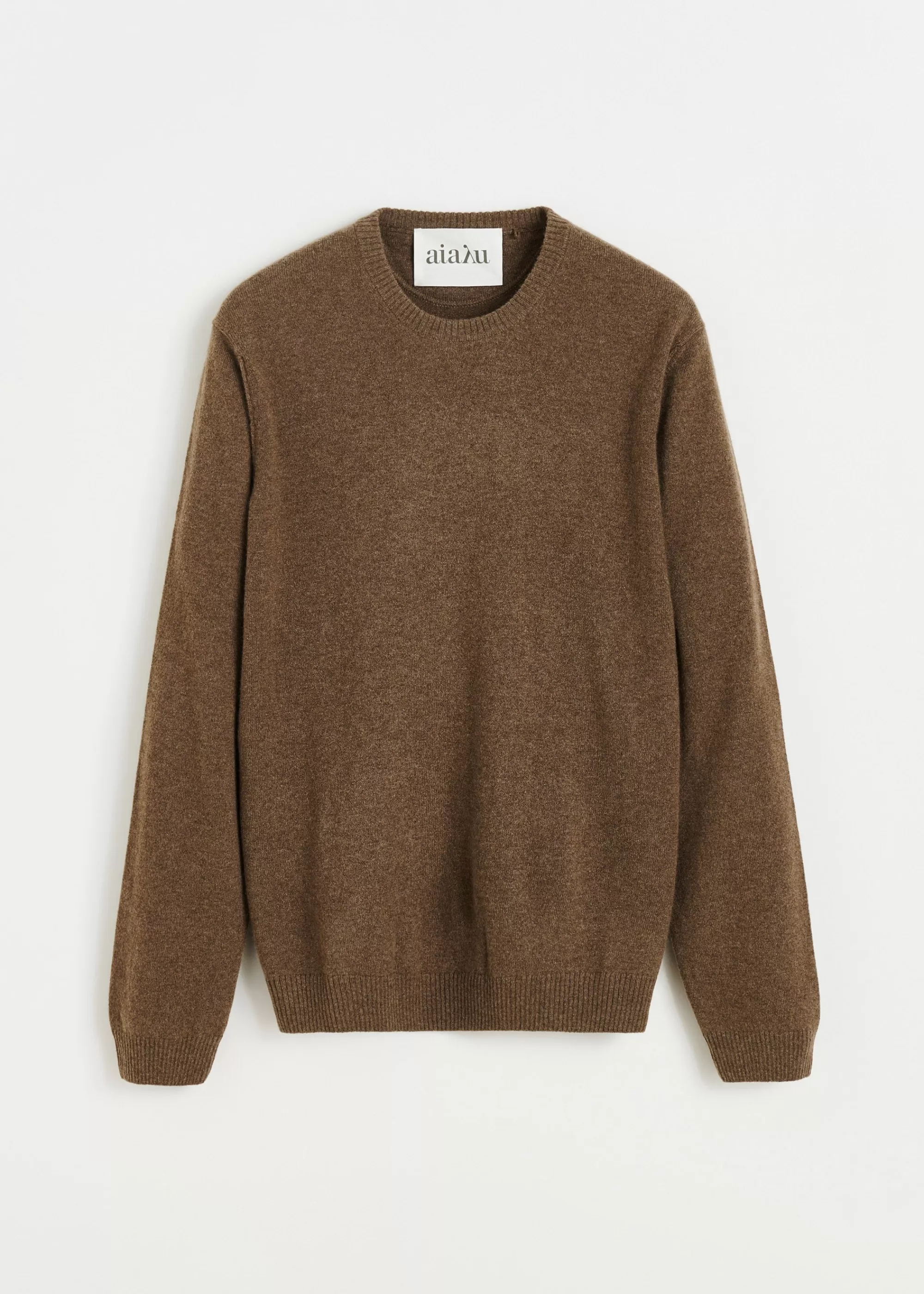 Aiayu Strik^Leonardo sweater - pure cashmere PureDarkBrown