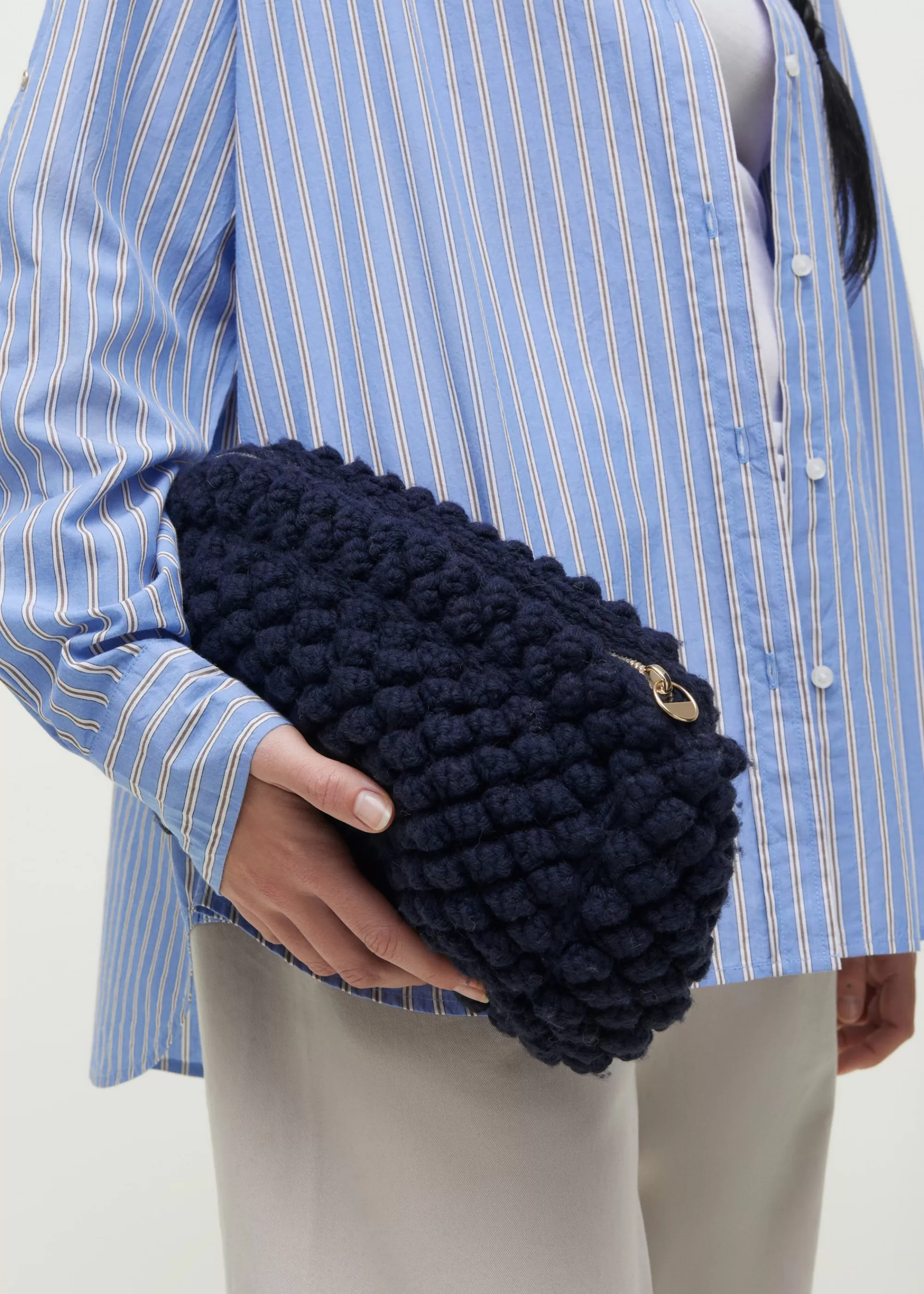 Aiayu Clutches & Tasker^Linn clutch BlackBlue