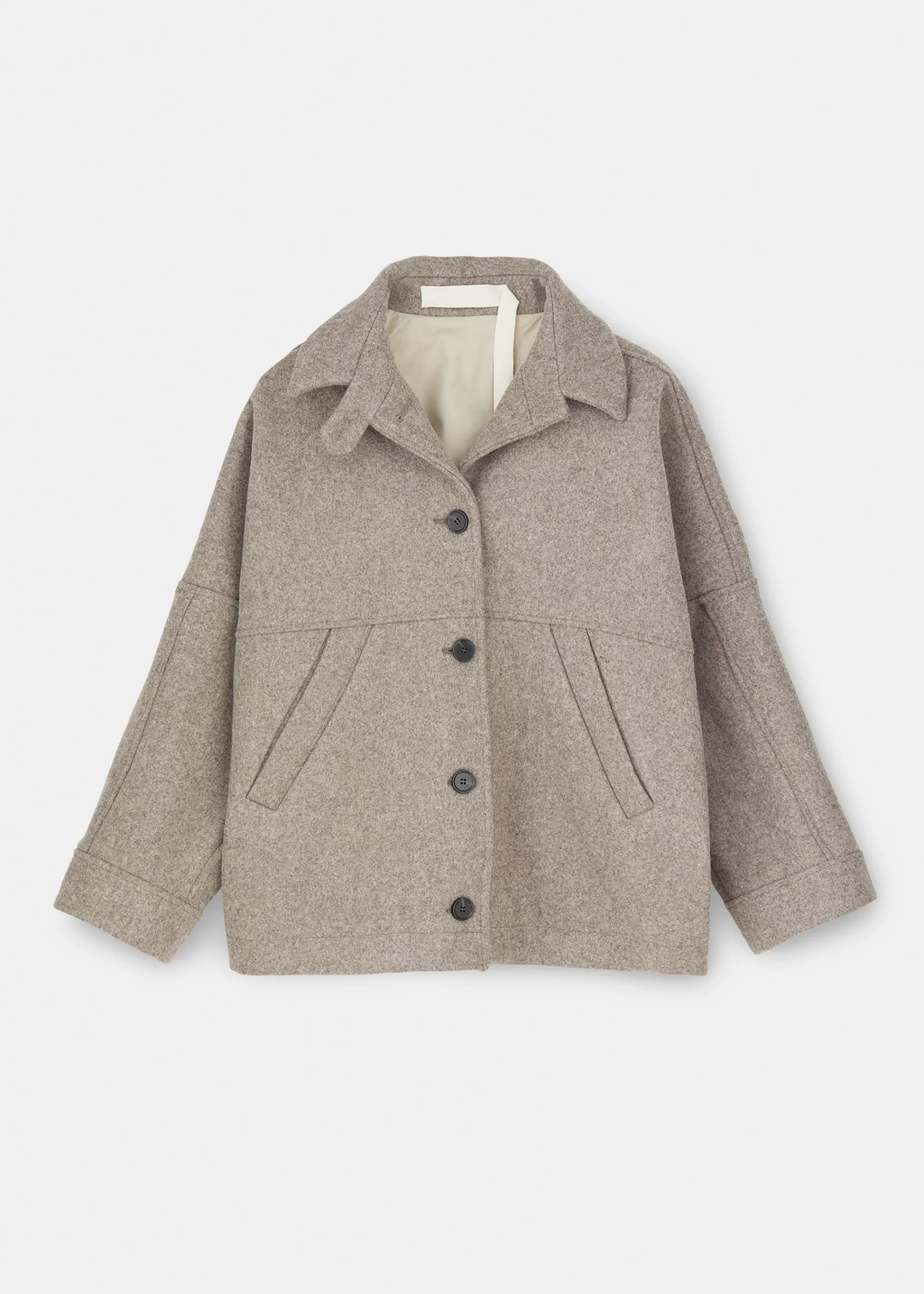 Aiayu Jakker & Blazere^Moa jacket - loden wool PureSoil