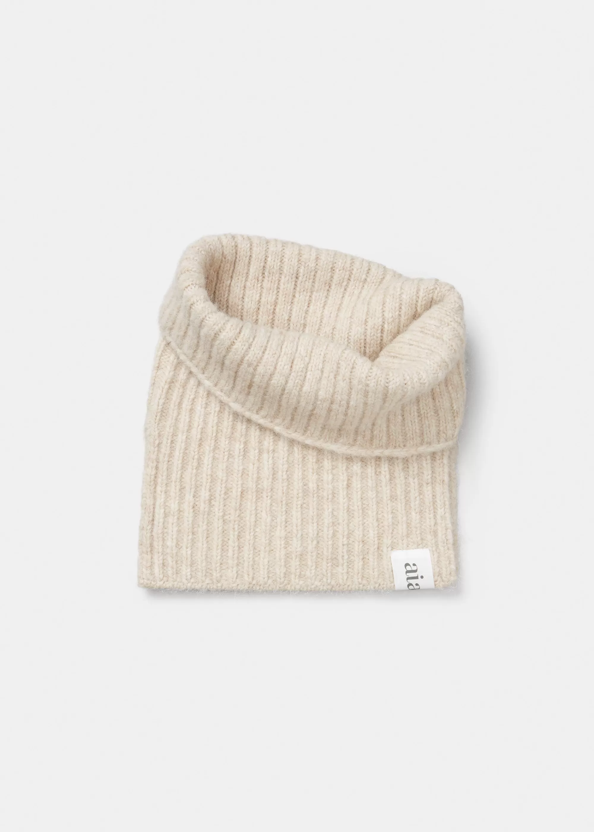 Aiayu Tørklæder^Nellie neck warmer PureBeige