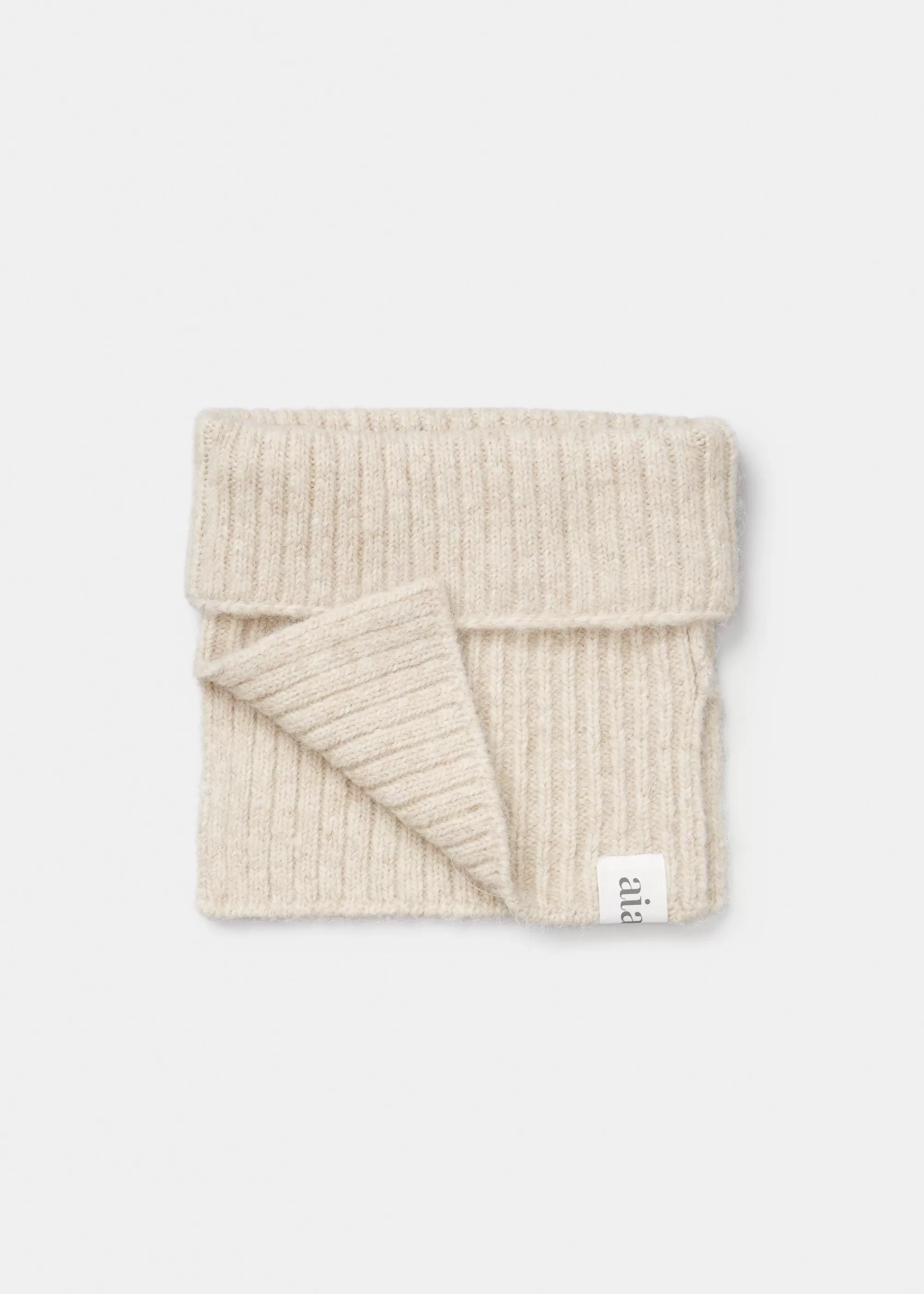 Aiayu Tørklæder^Nellie neck warmer PureBeige