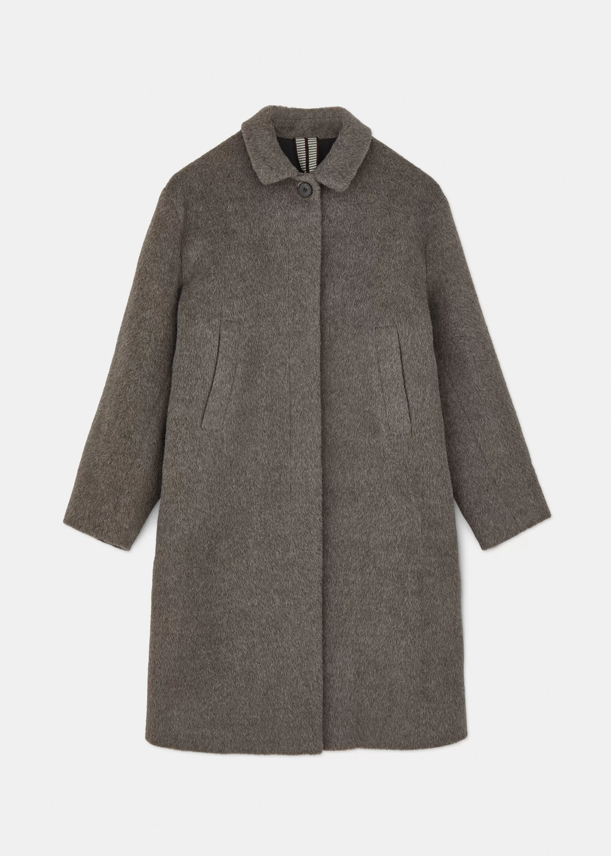 Aiayu Frakker^Noor llama wool coat YakMelange