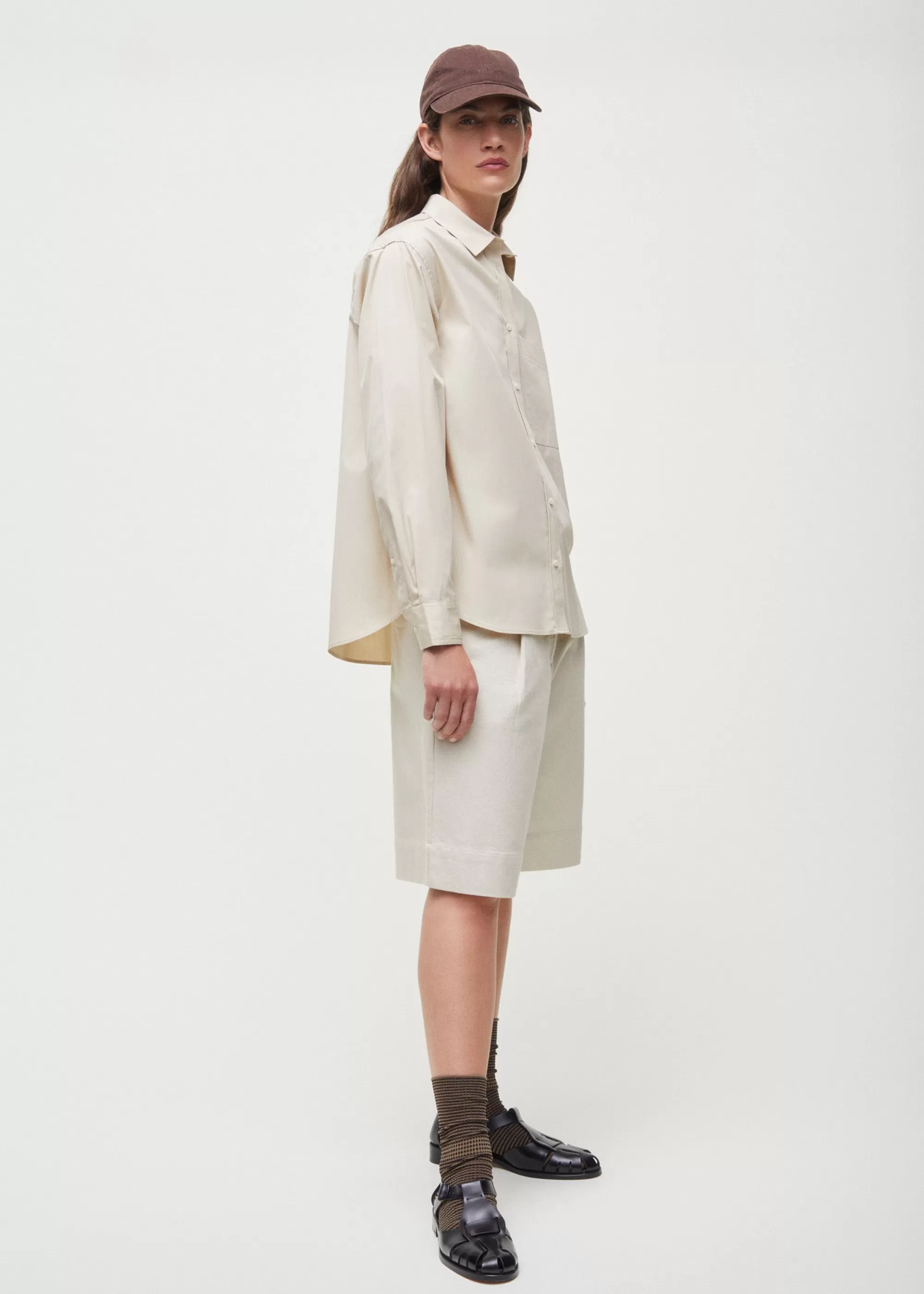 Aiayu Skjorter^Philo shirt tailored Beige