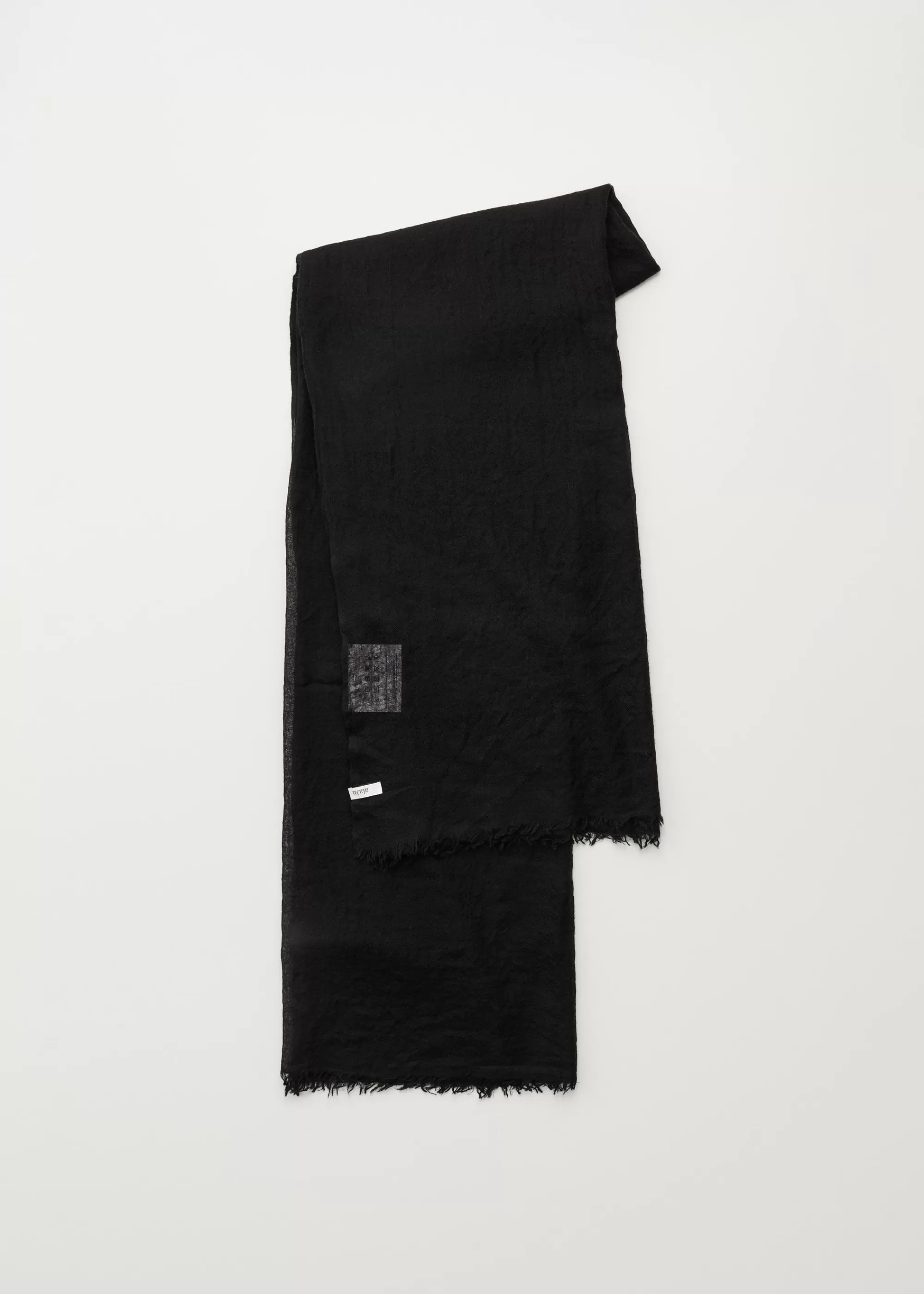 Aiayu Tørklæder^Poon scarf - pure cashmere Black