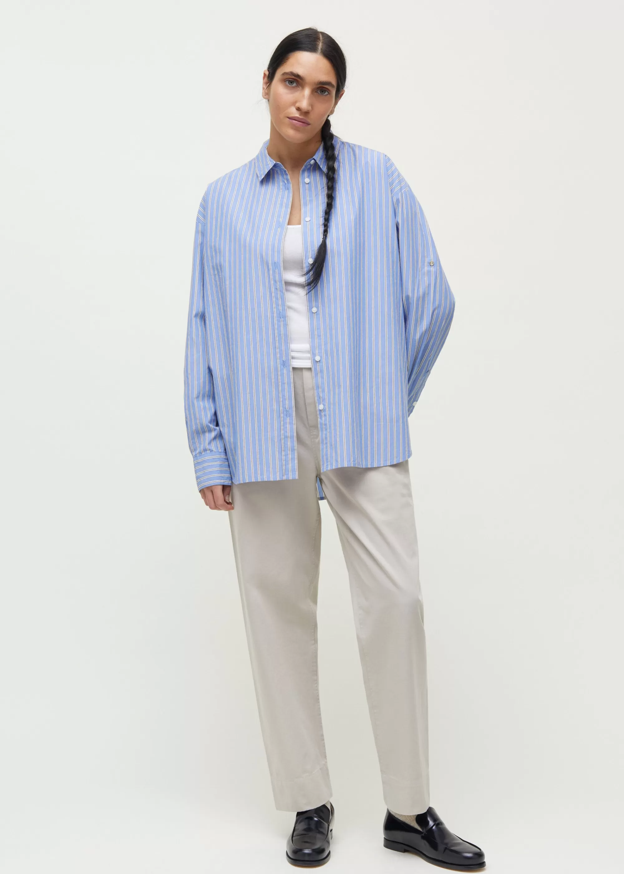 Aiayu Skjorter^Shirt striped MixBabyBlue