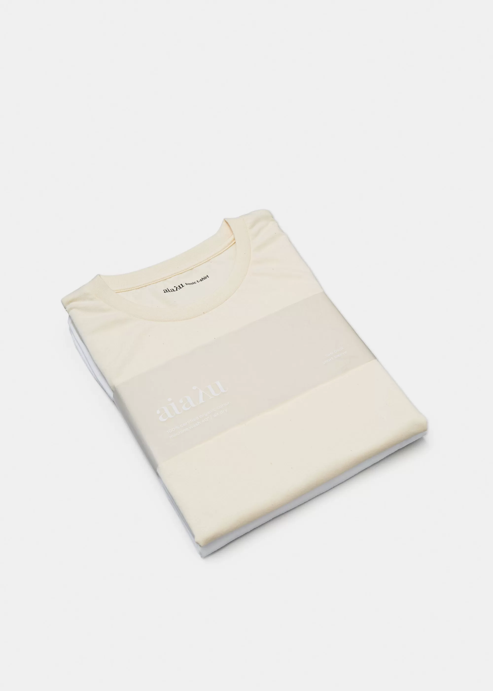 Aiayu T-shirts & Tops^Short sleeve tee - two pack White&Undyed