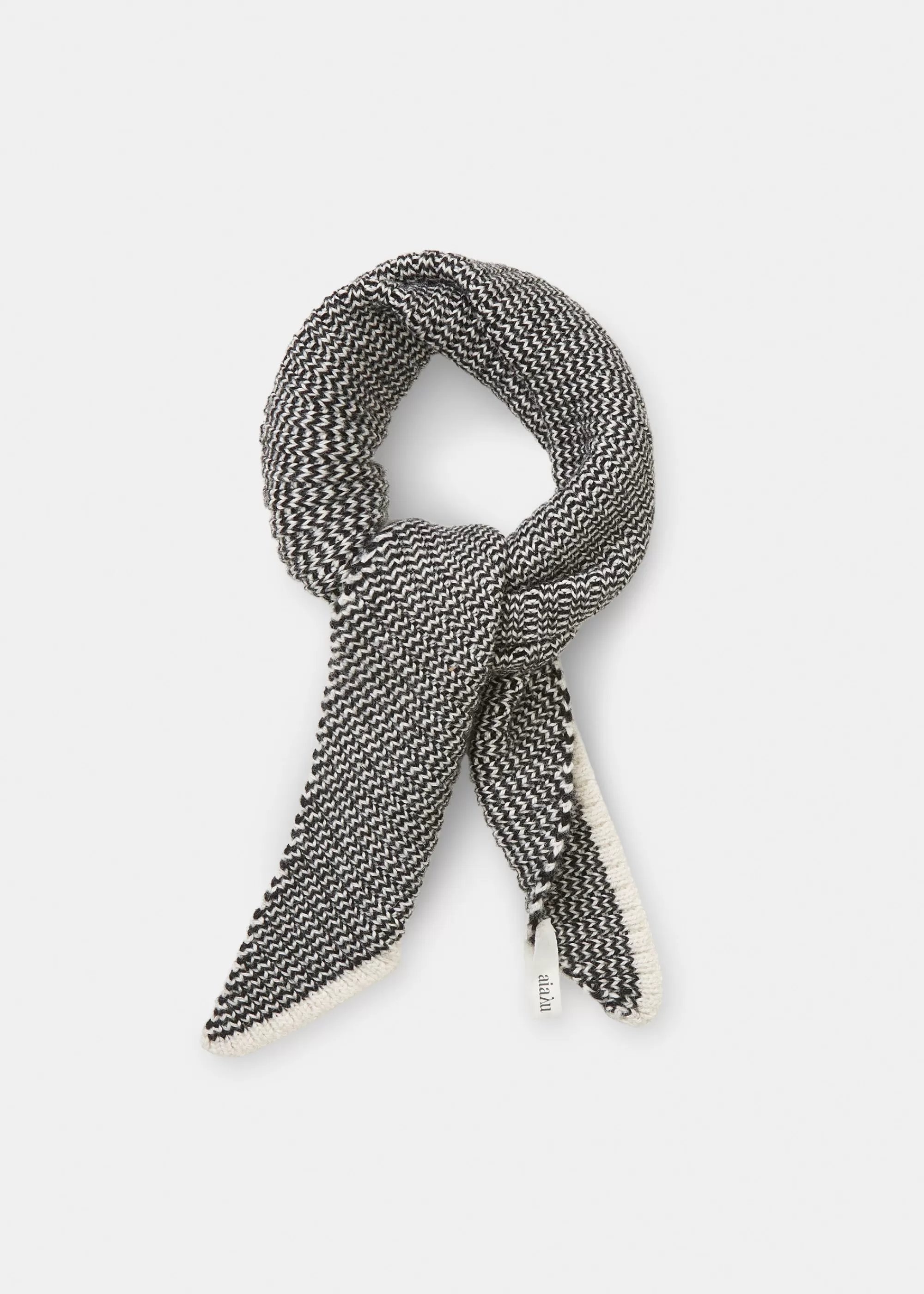 Aiayu Tørklæder^Tony llama wool scarf MixBlack