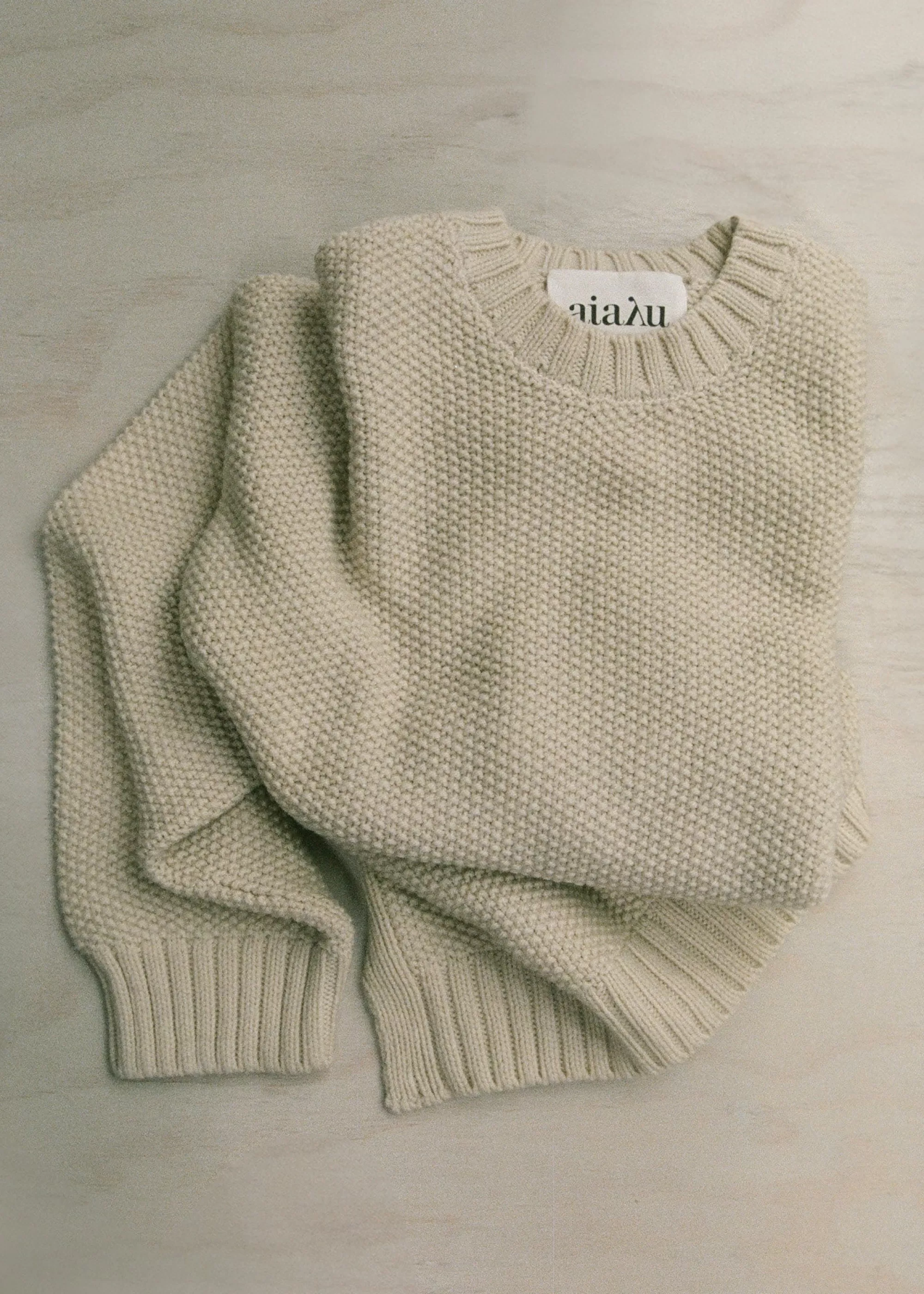 Aiayu Strik^Vetla wool sweater PureEcru