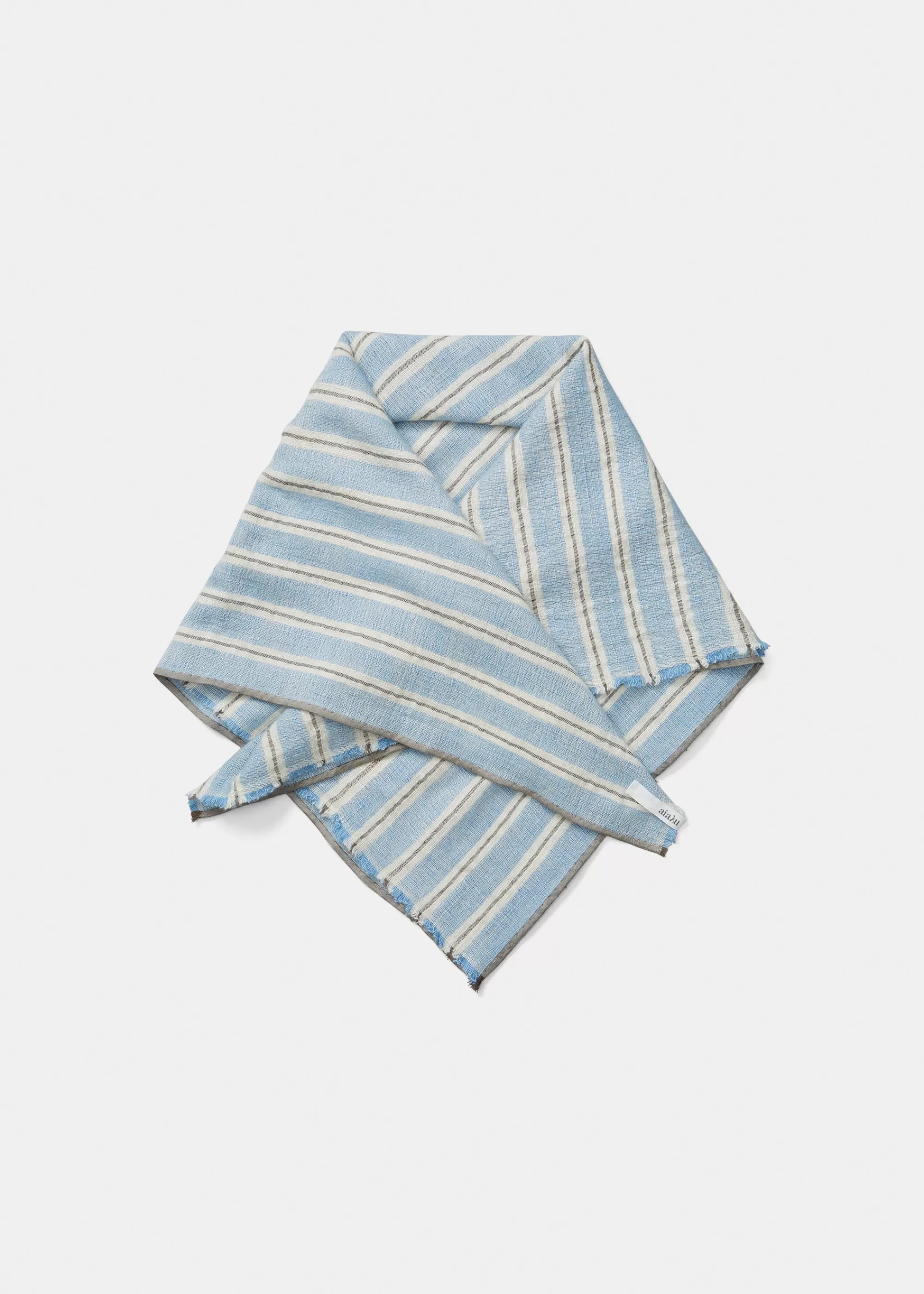 Aiayu Tørklæder^Werna cashmere silk scarf MixLightBlue